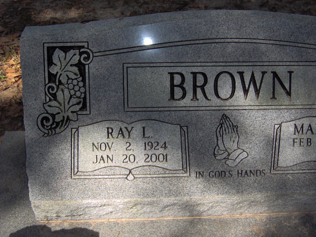 Headstone for Brown, Ray L.